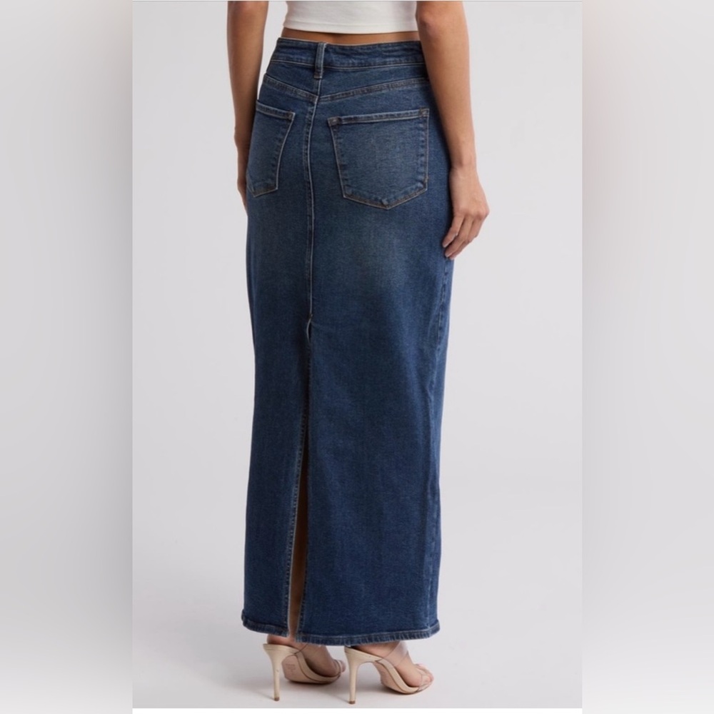 STS Blue Nikki Pencil Denim Maxi Skirt Size 25 New - Picture 2 of 9